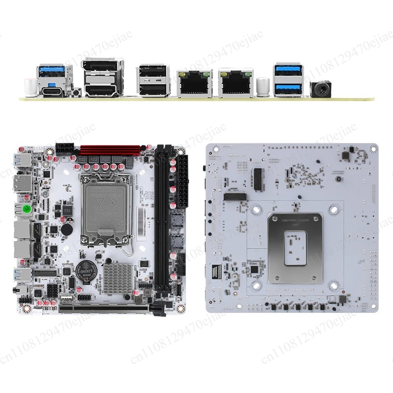Nas Motherboard 8 Sata Mini Itx - Placa-Mãe Mini-ITX NAS Q670 | 8-Bay