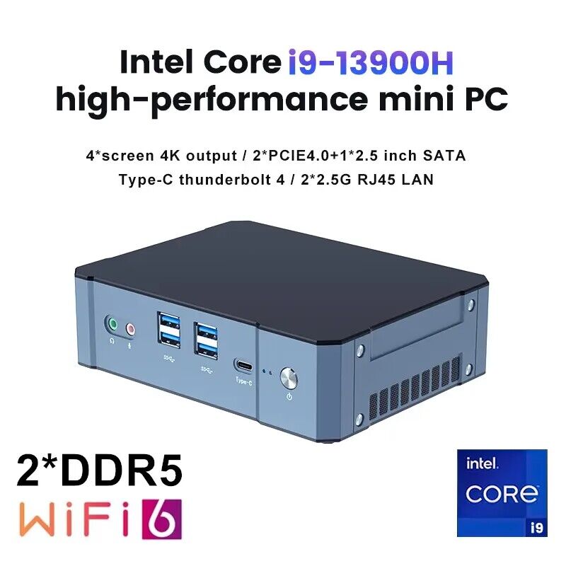Intel Core I9 13900H Mini Pc - Intel Core i9 NUC Mini PC
