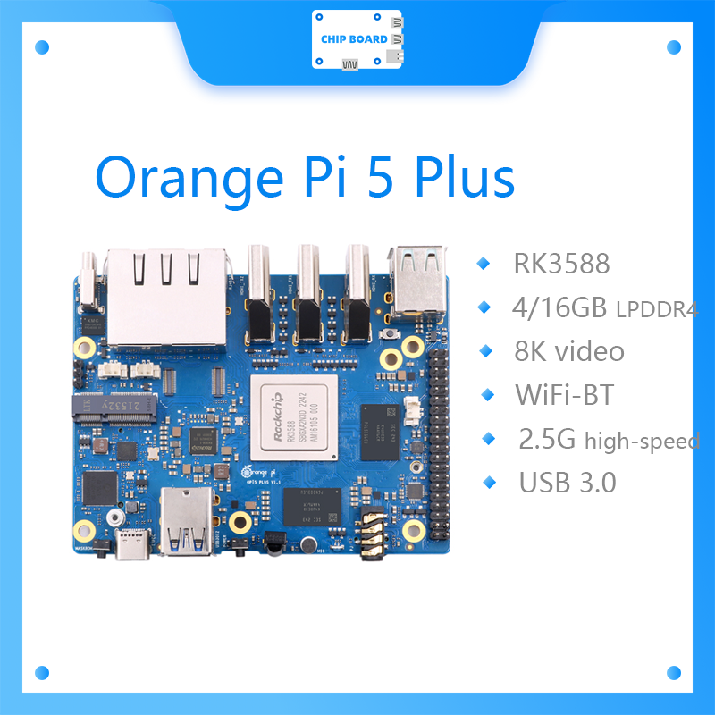 Rockchip Rk3588 Development Board - Orange Pi 5 Plus Computador de