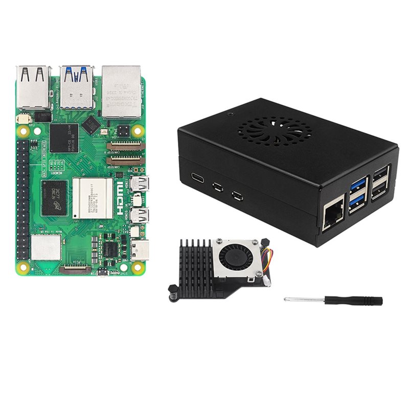 Raspberry Pi 5 8Gb Board - AS95-Kit Inicial Irasptek para Raspberry Pi