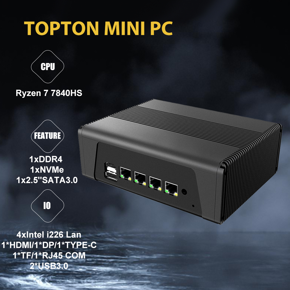 Amd Ryzen 7 7840Hs Mini Pc - Venda Quente Mini roteador macio amd