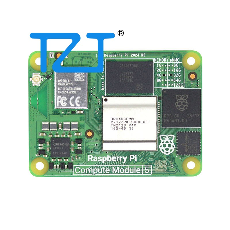 Raspberry Pi 5 8Gb Board - Módulo de Computação TZT 5 com