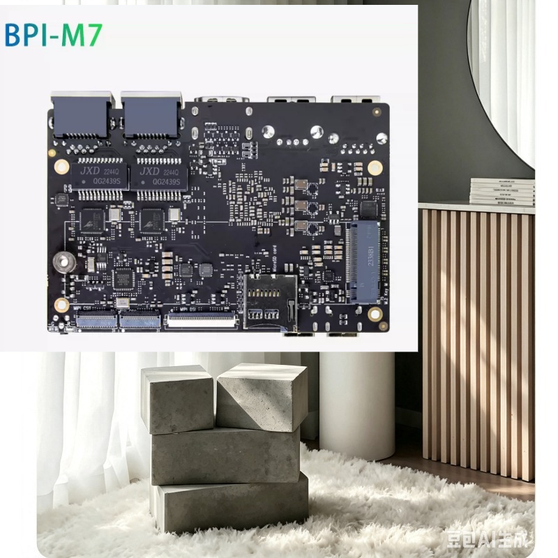 Rockchip Rk3588 Development Board - Placa de Desenvolvimento BananaPi BPI-M7 com