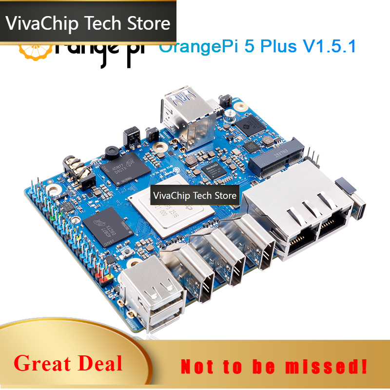 Orange Pi 5 Plus 16Gb - VivaCTOrange Pi5 Plus 16GB Computador de