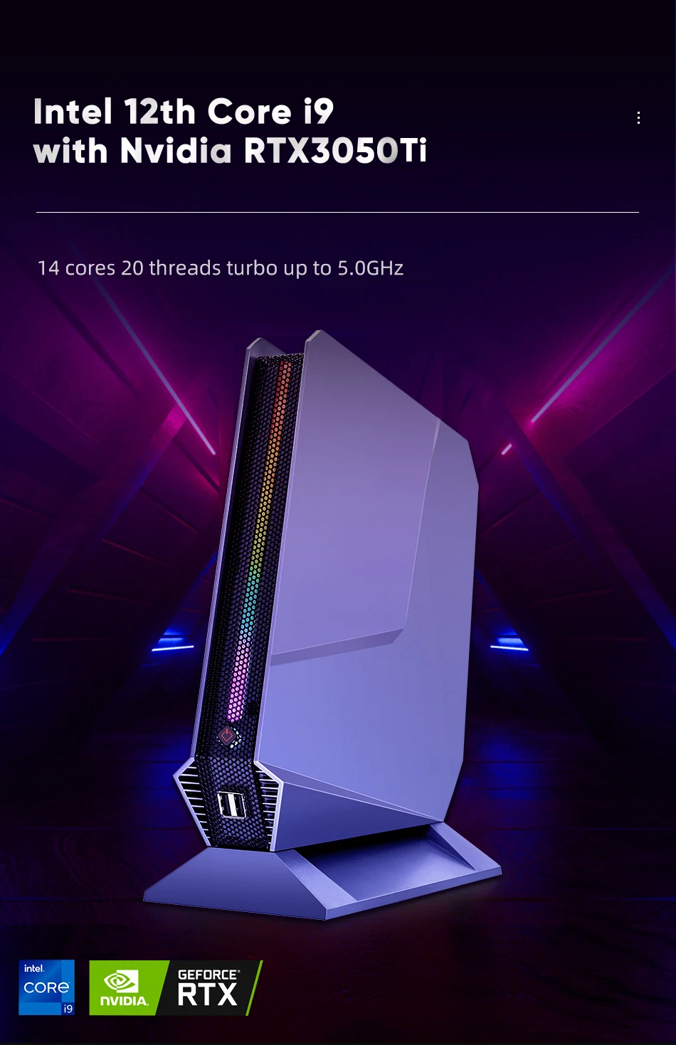 Intel Core I9 13900H Mini Pc - Computador Gamer Dedicado Intel Core i9