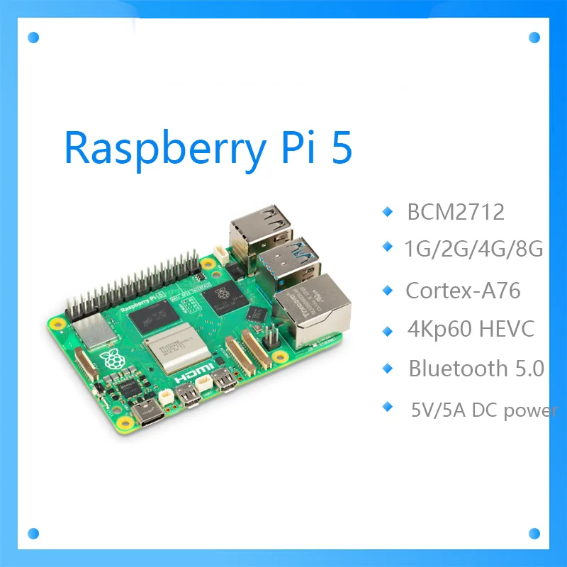 Raspberry Pi 5 8Gb Board - Oficial original raspberry pi 5 Cortex-A76