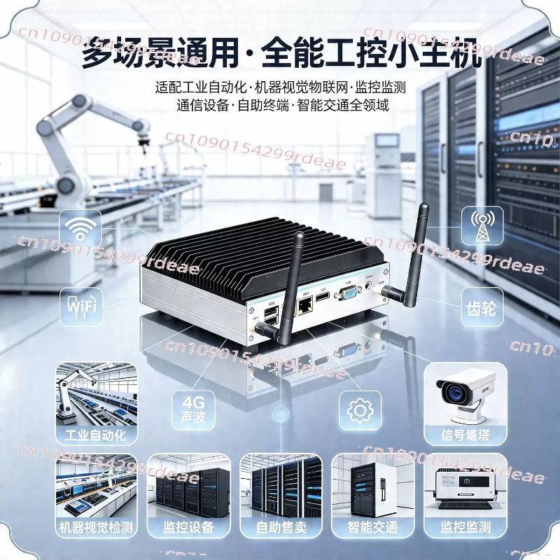 Fanless Industrial Pc Rs485 Core I7 - Mini PC Industrial - Quad-Core N100/J1900/J6412,