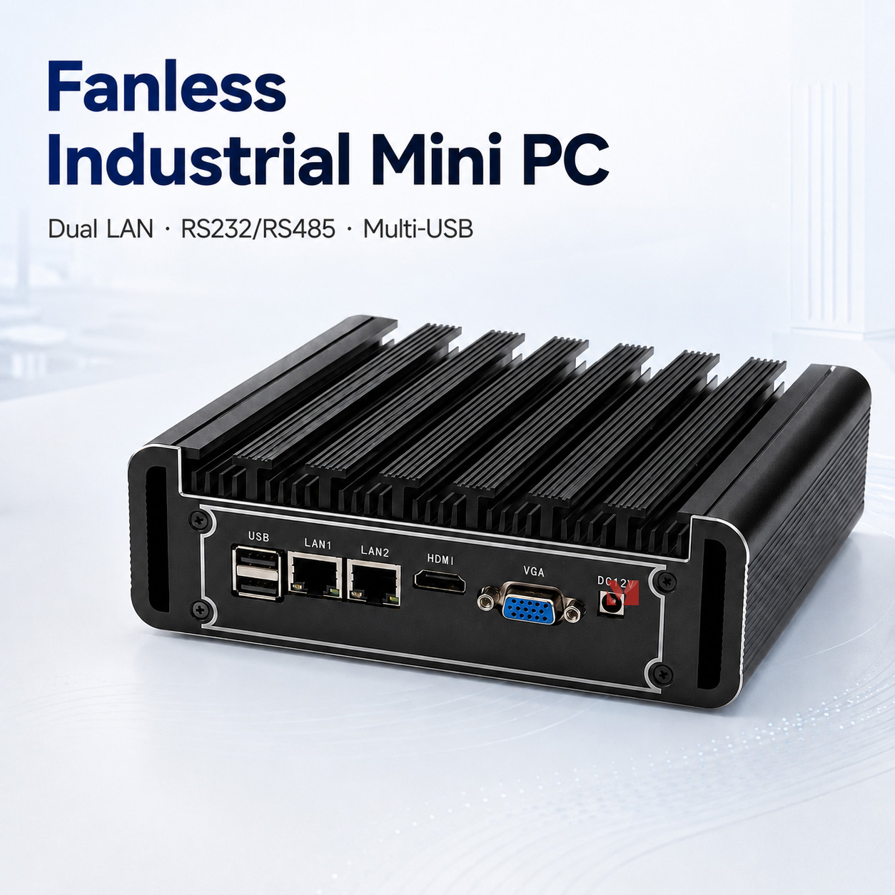 Fanless Industrial Pc Rs485 Core I7 - Mini PC Industrial Sem Ventilador Intel