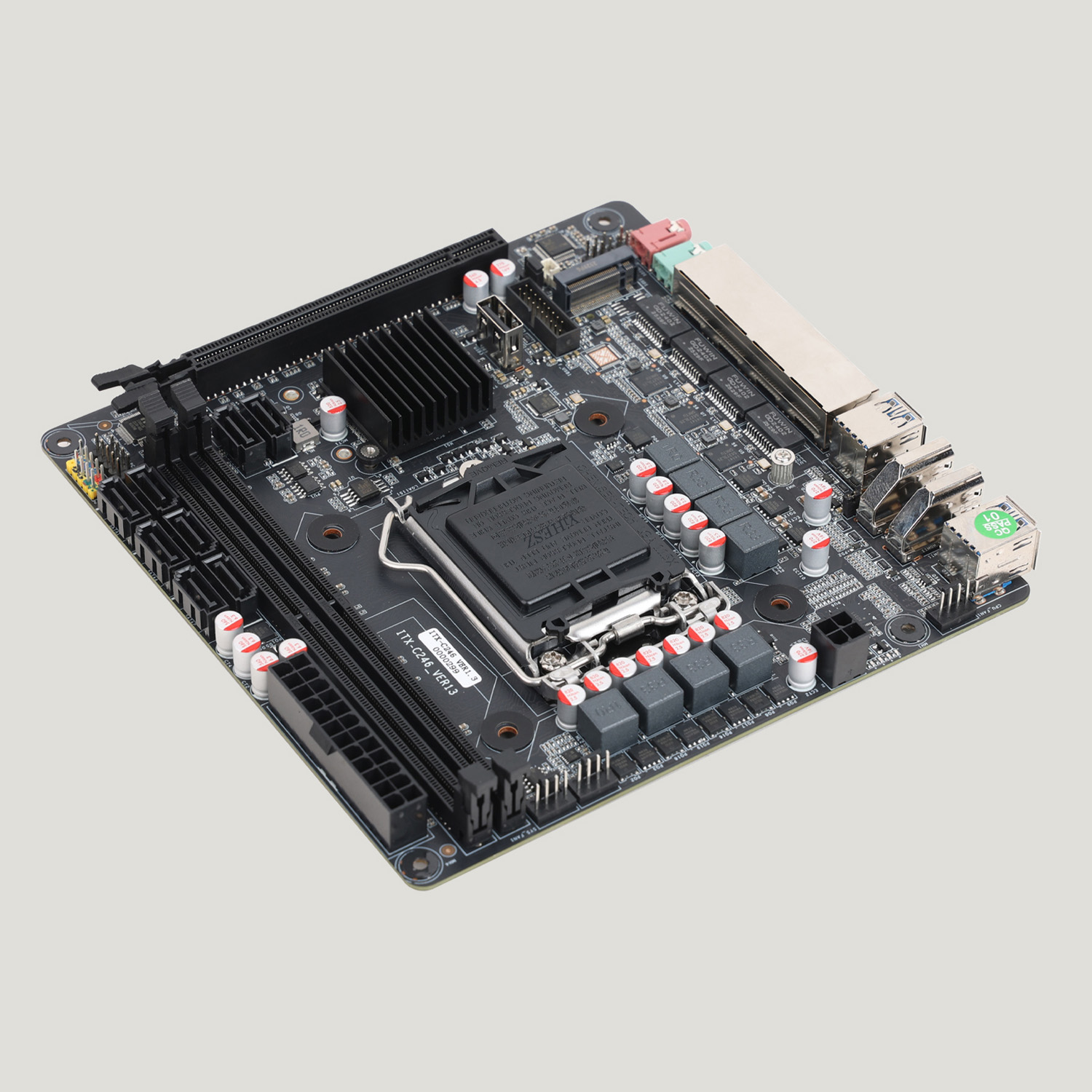 Placa-Mãe Mini-ITX C246 com 8  - Nas Motherboard 8 Sata Mini Itx avaliação e preço
