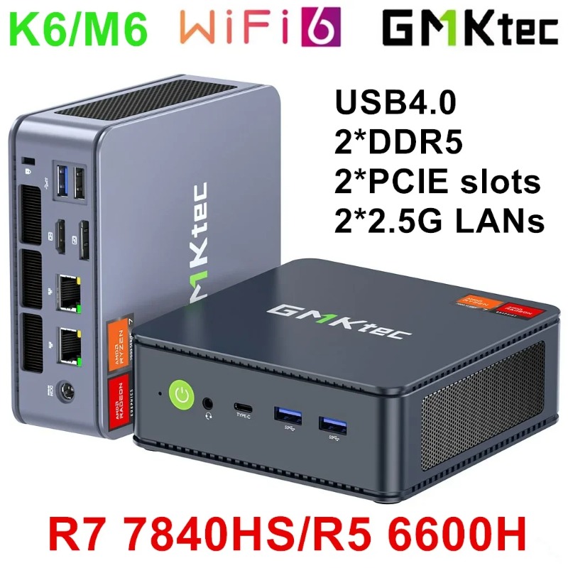 GMKtec Nucbox Mini PC Gamer K6 - Amd Ryzen 7 7840Hs Mini Pc avaliação e preço