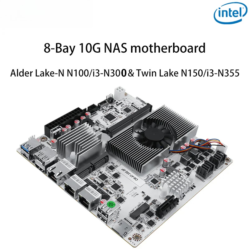 Placa-mãe ITX 8-Bay 10G NAS In - Nas Motherboard 8 Sata Mini Itx avaliação e preço