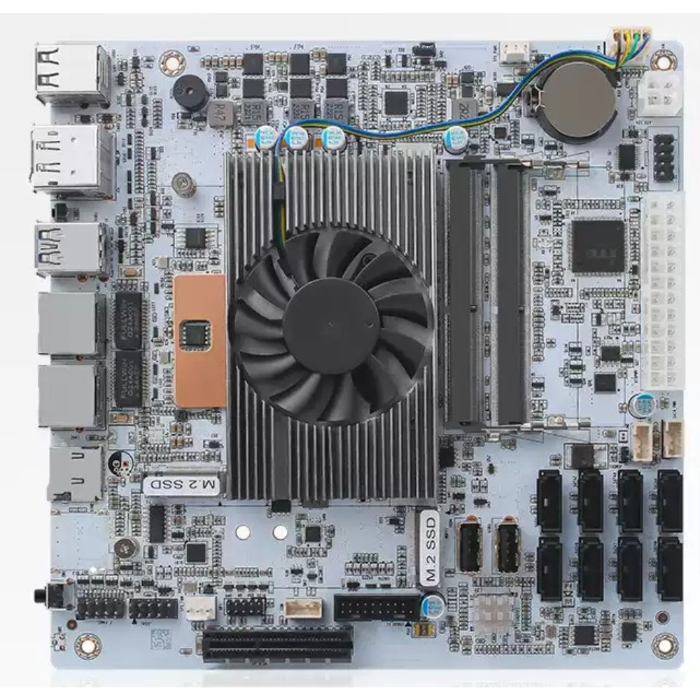 Placa-Mãe Mini-ITX Branca M11  - Nas Motherboard 8 Sata Mini Itx avaliação e preço
