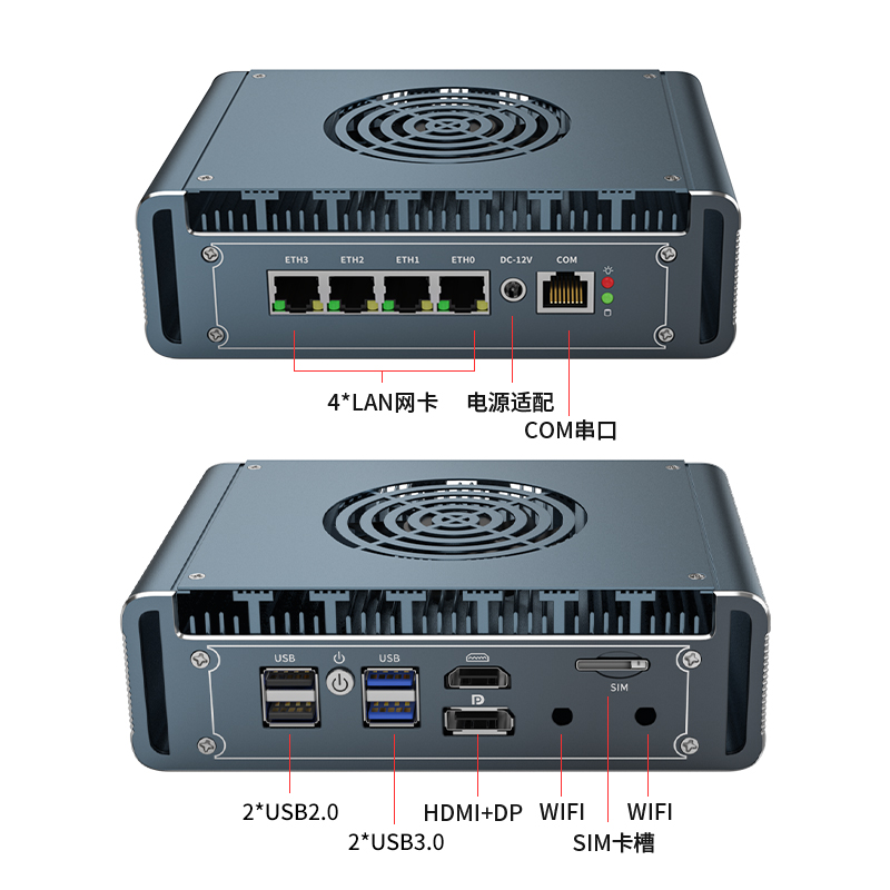 Mini PC Router 2.5G Fan 13620H - Pfsense Firewall Router 2.5G 4 I226 avaliação e preço