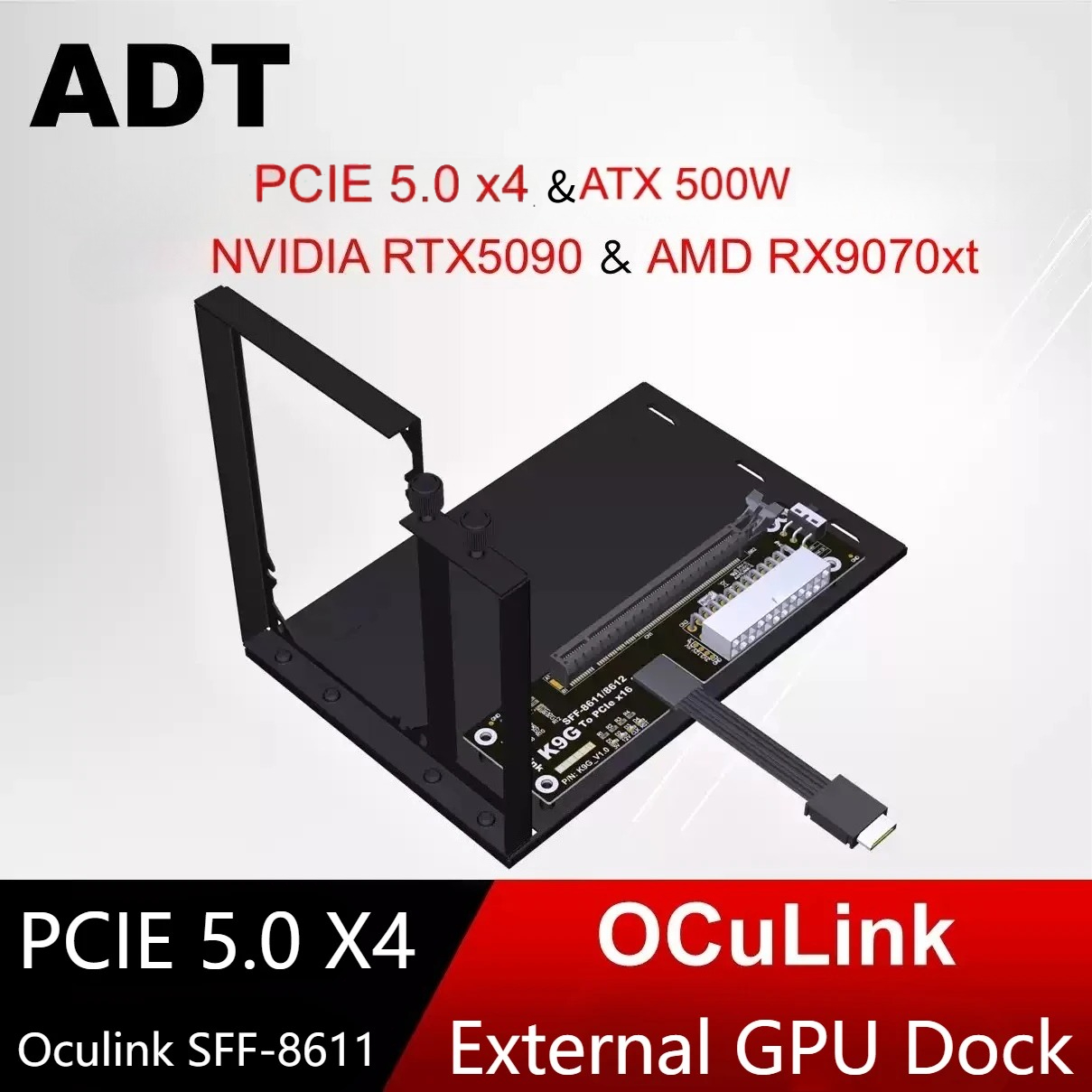 Dock de GPU Gráfica Externa K9 - Oculink Egpu Mini Pc avaliação e preço