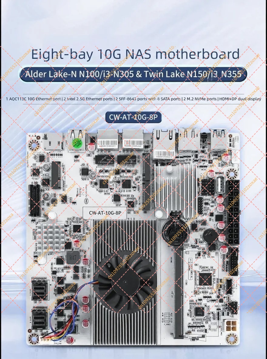 Placa-Mãe Firewall N150 N100 N - Nas Motherboard 8 Sata Mini Itx avaliação e preço