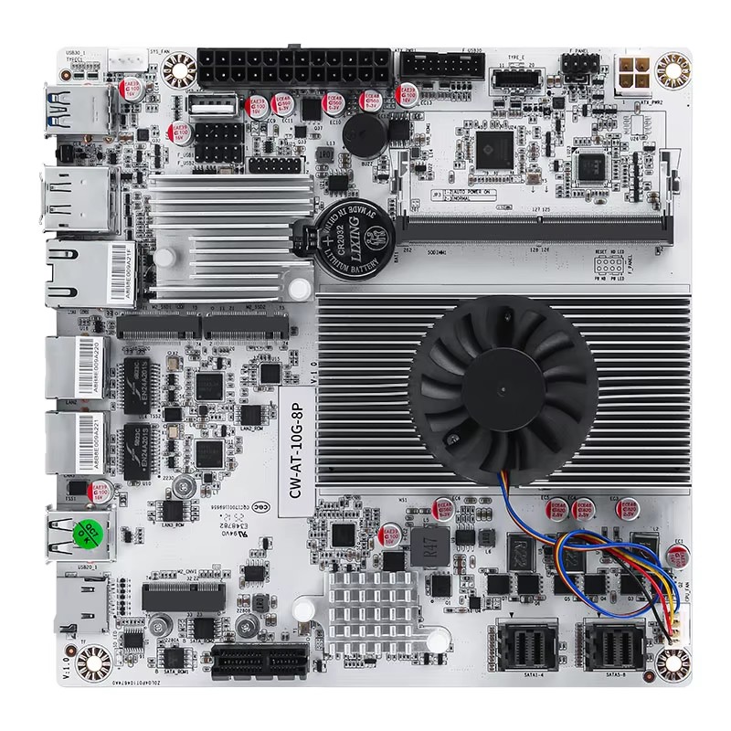 Placa-mãe Mini ITX NAS de 8 Ba - Nas Motherboard 8 Sata Mini Itx avaliação e preço