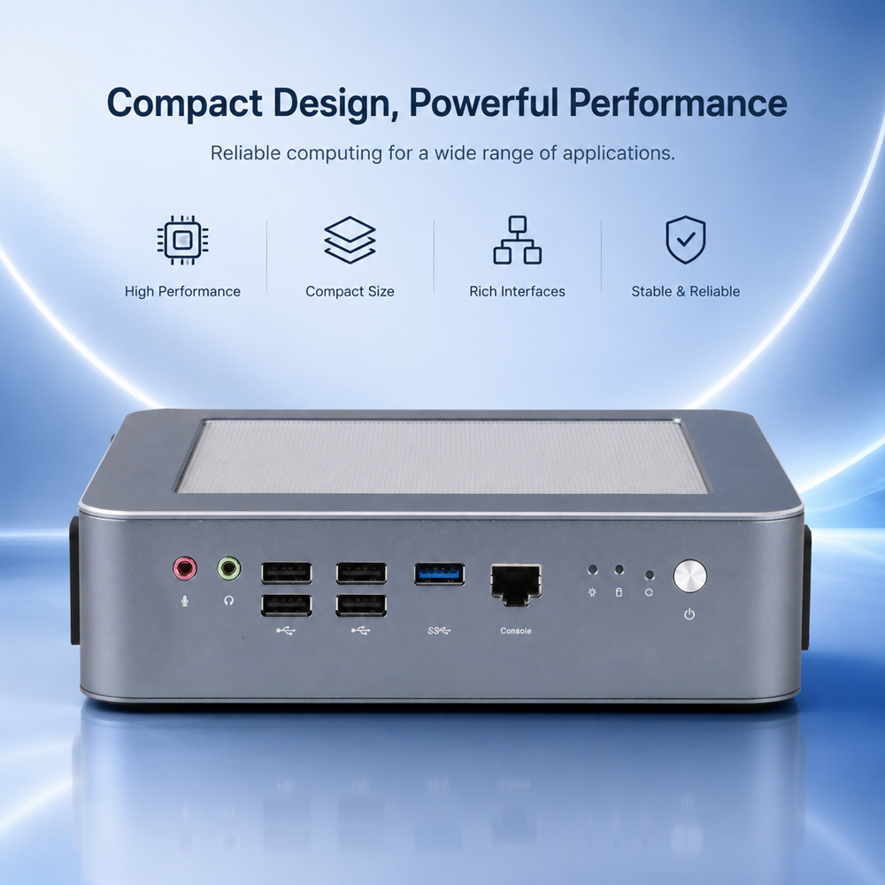 Mini PC Qotom Q51551ST Intel C - Dual Lan 10G Sfp+ Mini Pc avaliação e preço