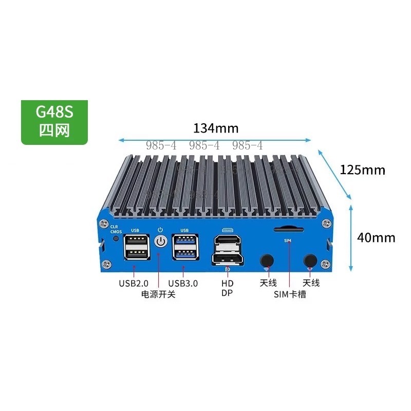 Mini PC Roteador G48S N100 com - Pfsense Firewall Router 2.5G 4 I226 avaliação e preço