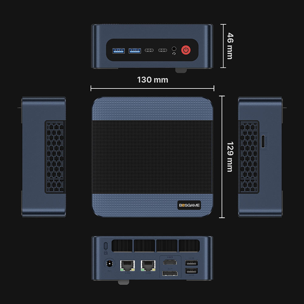 BOSGAME M4 Neo Mini PC AMD Ryz - Amd Ryzen 7 7840Hs Mini Pc avaliação e preço