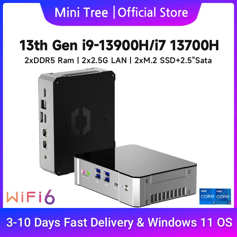 Mini PC para jogos de 13a gera - Intel Core I9 13900H Mini Pc avaliação e preço