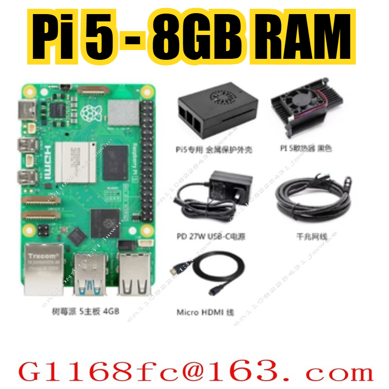 Placa de Desenvolvimento Pi 5  - Raspberry Pi 5 8Gb Board avaliação e preço
