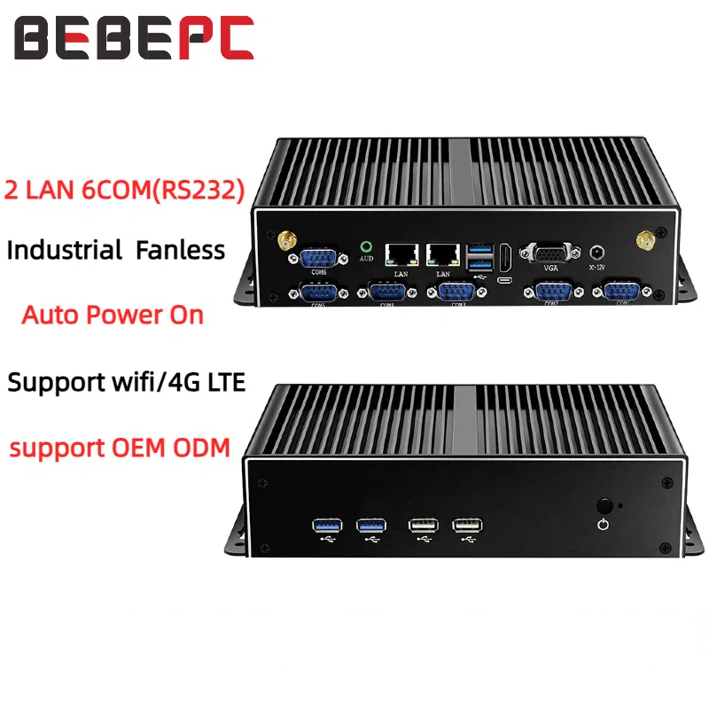 Mini PC Industrial Fanless Dua - Fanless Industrial Pc Rs485 Core I7 avaliação e preço